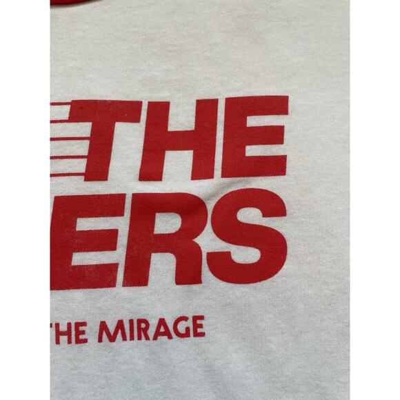 The Killers Imploding The Mirage 2022 Tour Ringer T-shirt XL White Red Cotton - Picture 6 of 9